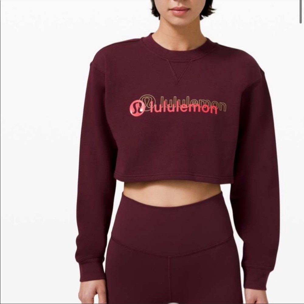 NWT Lululemon All Yours Cropped Crew *Lunar New Year